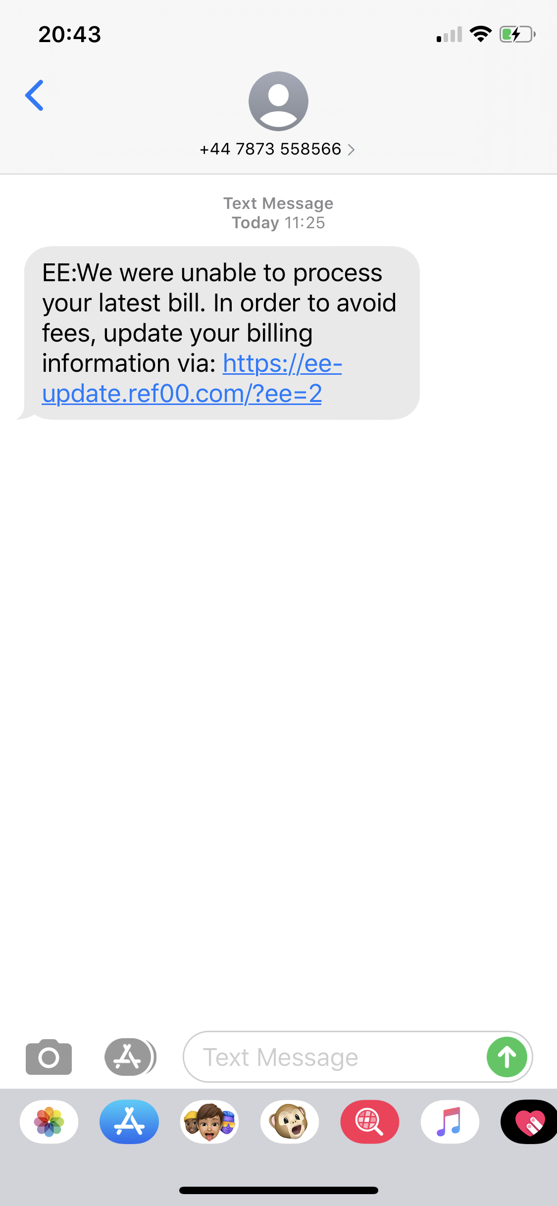 Fake Ee Sms Messages The Ee Community