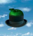 Magritte Apple Bowler Hat