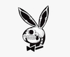 152-1529067_playboy-bunny-skull.png