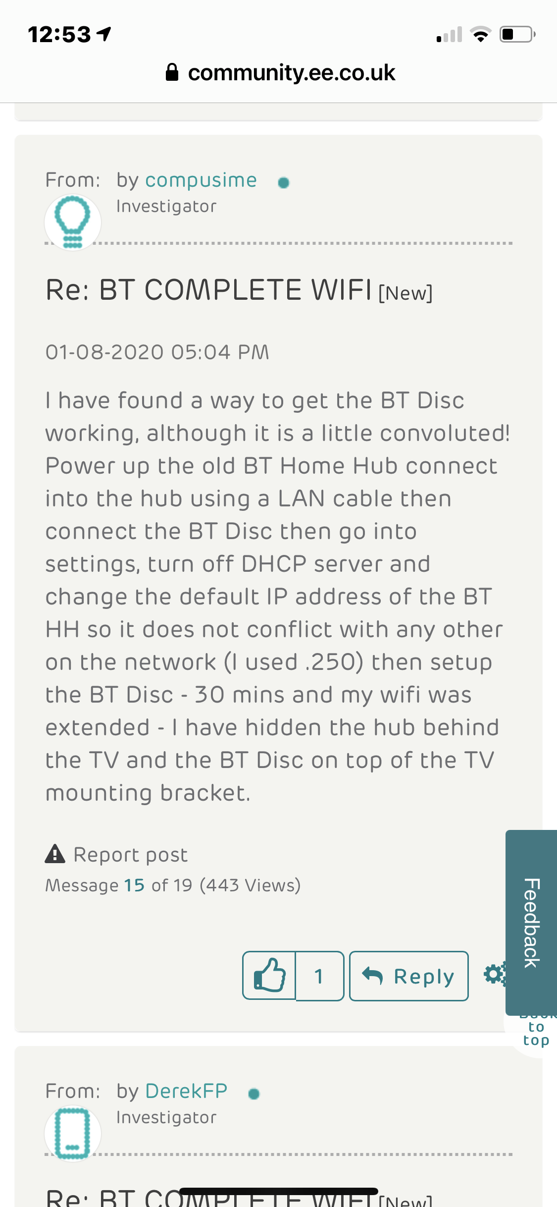 Bt Wifi discs The EE Community