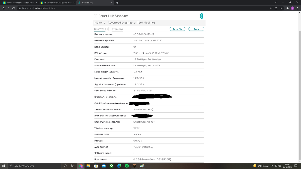 router stats