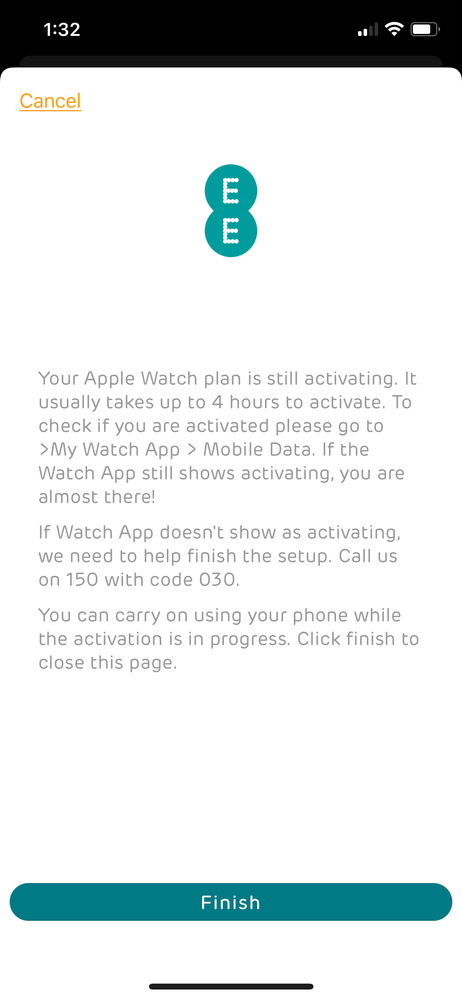 Cell plan for online apple watch