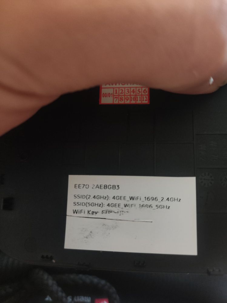 Wifi key erased