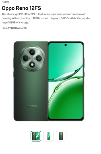 Price shown once you select the phone