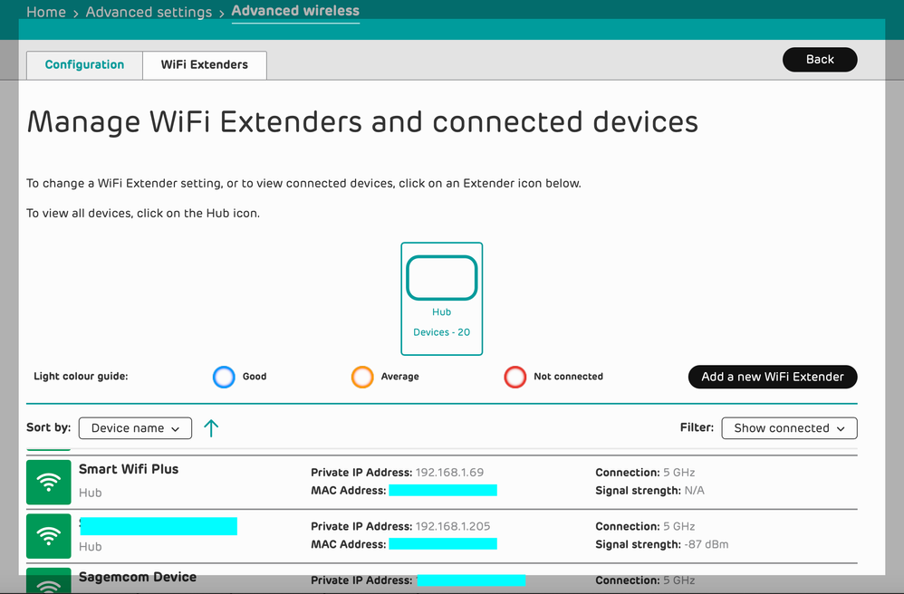 Advanced WiFi Settings