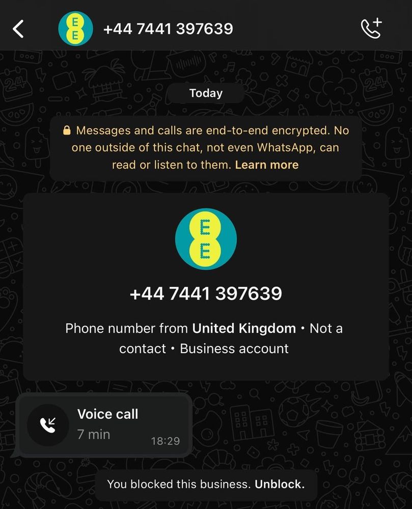 calling on my Whatsapp account and tried to fool me
