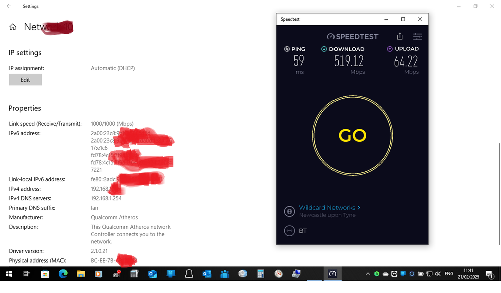 EE Smarthub+ SH31B  on FF500 Ethernet