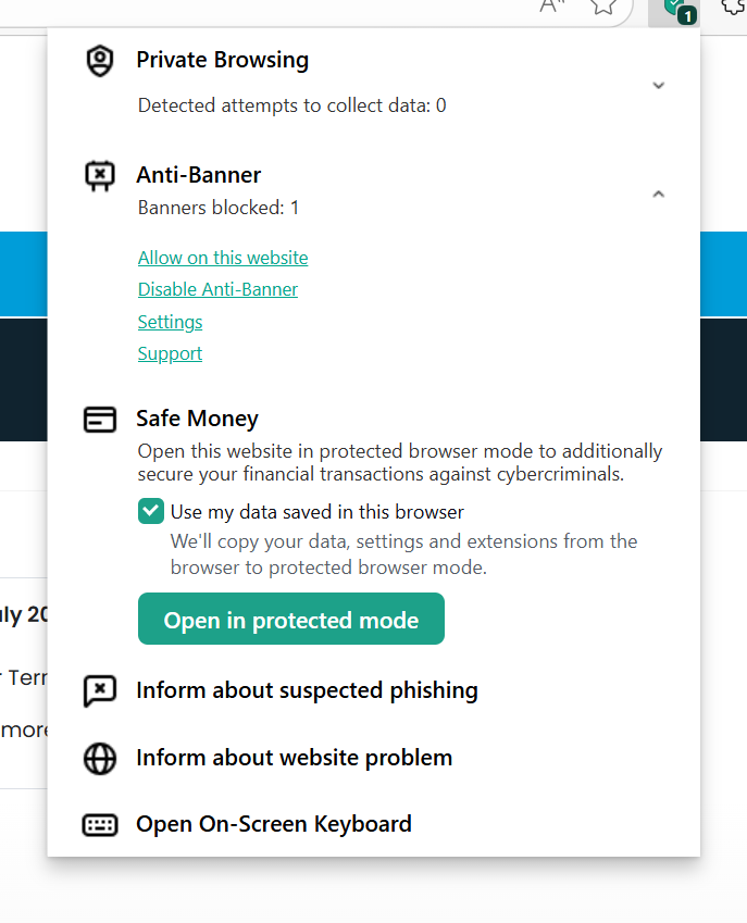Kaspersky see's nothing un towards in the link!