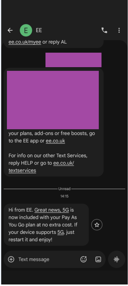 5G-PAYG-service- msg