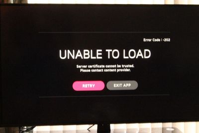 Samsung TV 25% - EE Wifi Network certificate not trusted - LG 43UP81006LR 43 inch Smart 4K - 24 Jun 2026.jpg