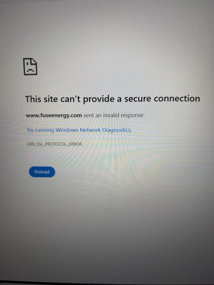 Fuse website screenshot using laptop on EE wifi 7 06082026