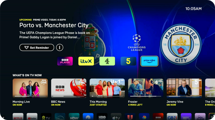 Improvements to your EE TV experience