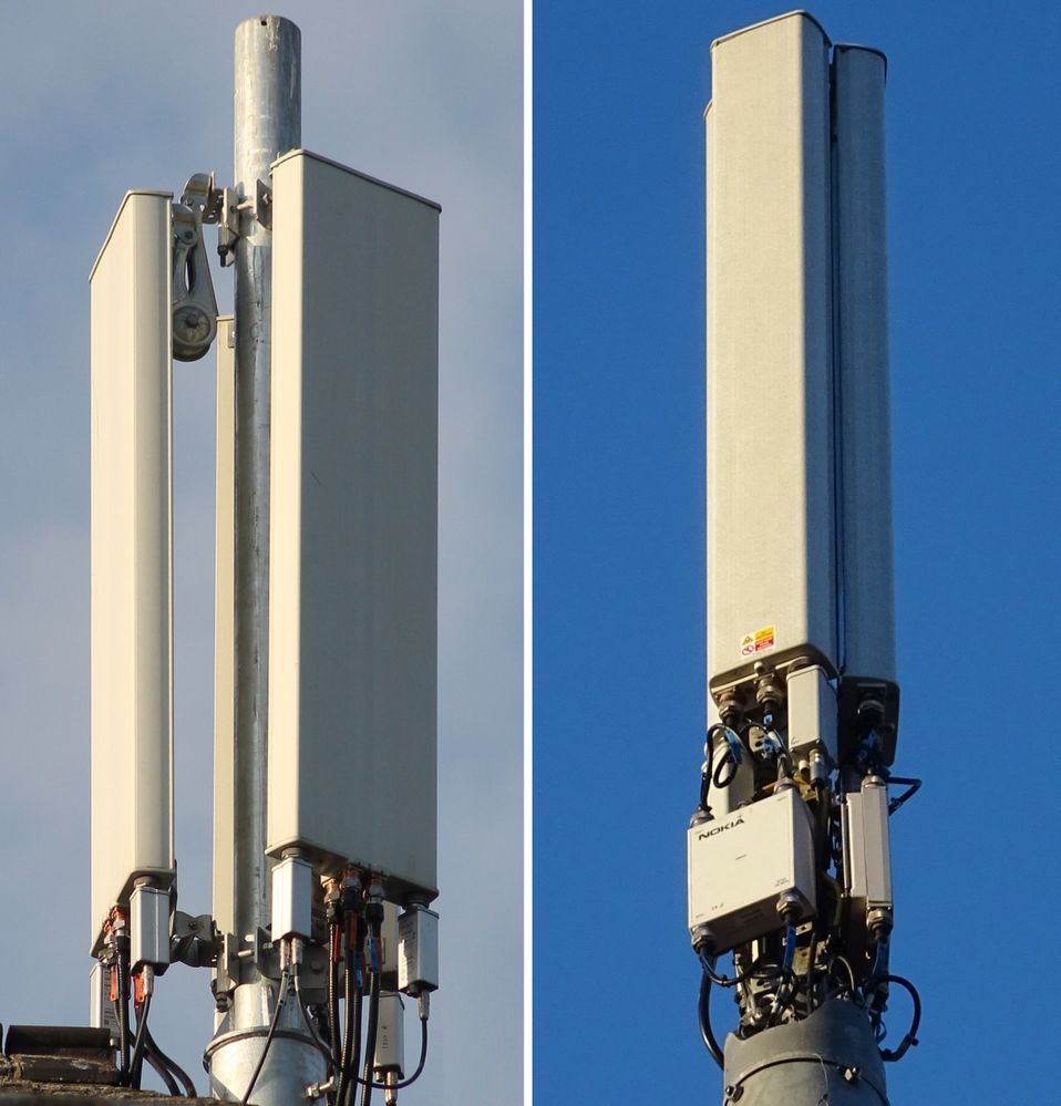 EE pole mounted antennas