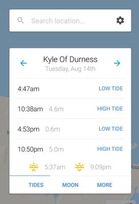 Tide Times app