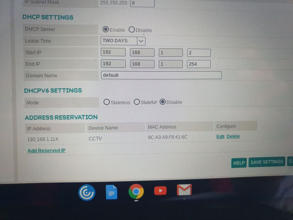 Solved gateway unreachable for CCTV The EE Community